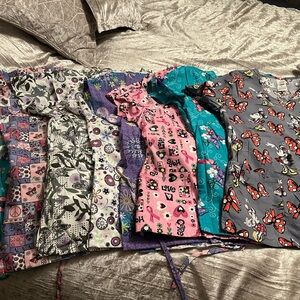Colorful Women's Scrub Tops Collection